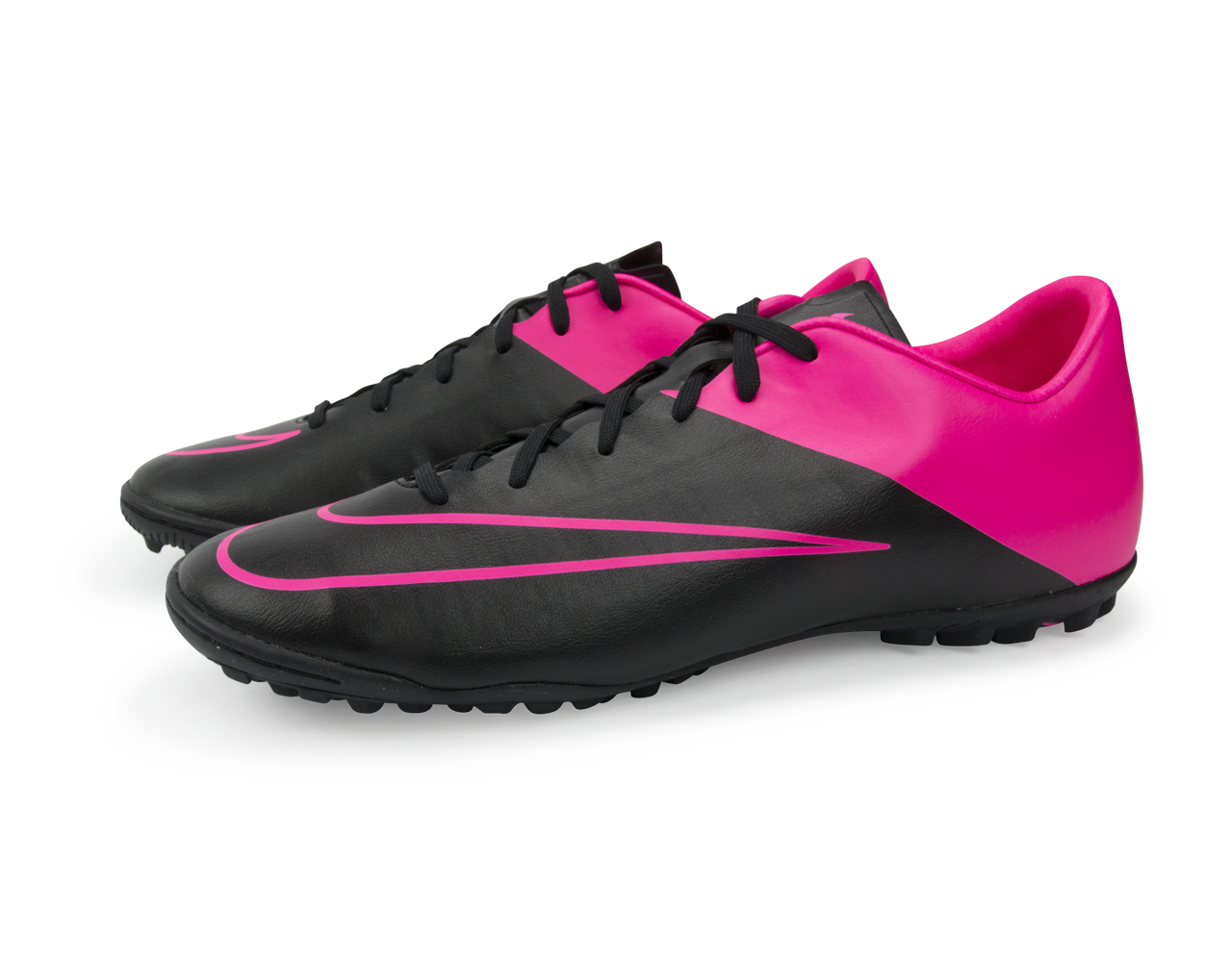 Nike Men's Mercurial Victory V Turf Soccer Shoes Black/Hyper Pink/Pink Pow