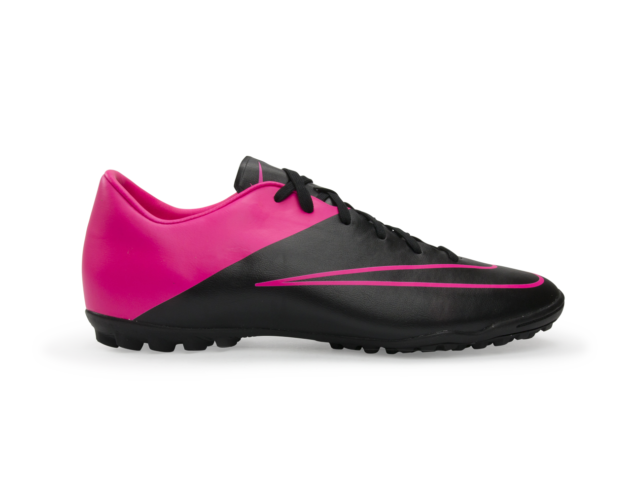 Nike Men's Mercurial Victory V Turf Soccer Shoes Black/Hyper Pink/Pink Pow
