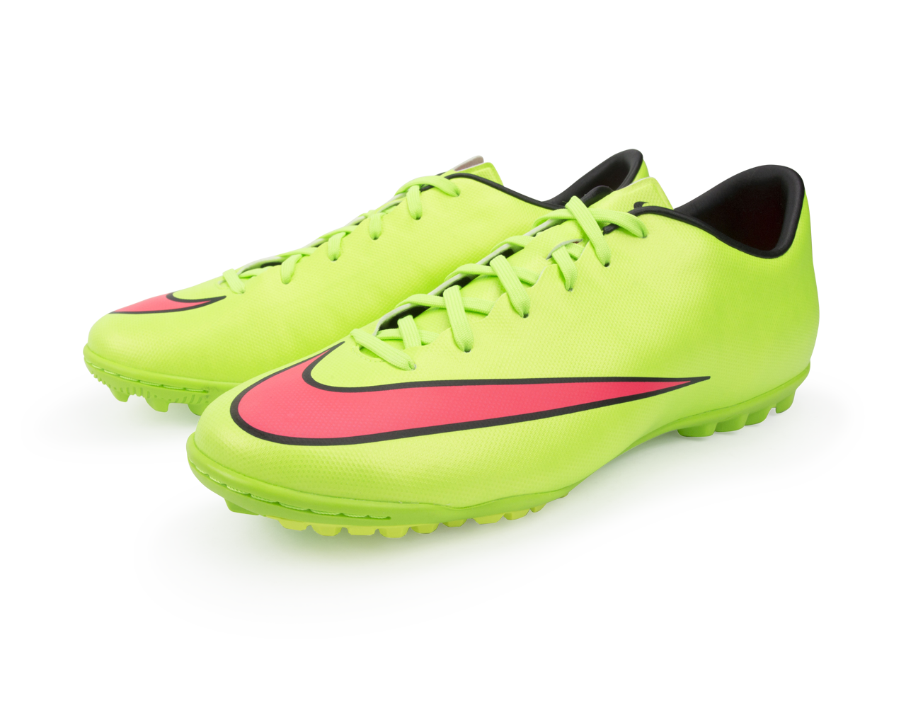 Nike Men's Mercurial Victory V Turf Soccer Shoes Electric Green/Hyper Punch/Black