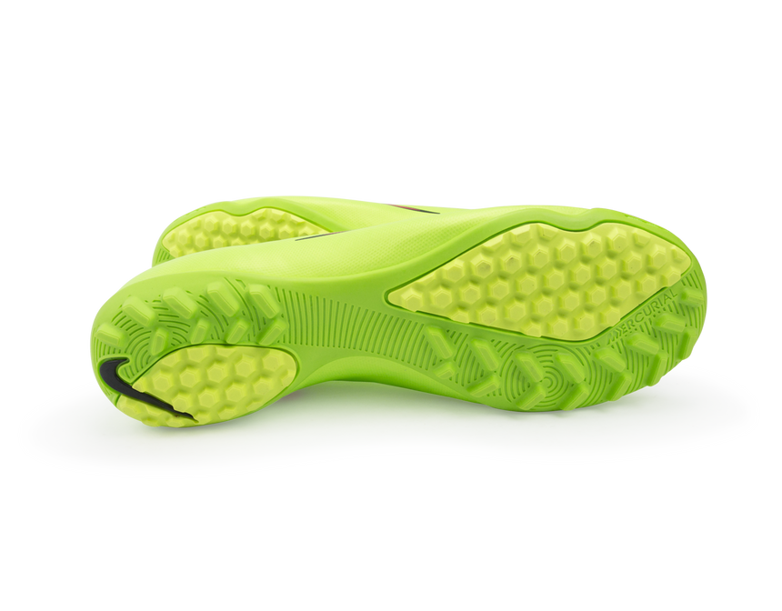 Nike Men's Mercurial Victory V Turf Soccer Shoes Electric Green/Hyper Punch/Black