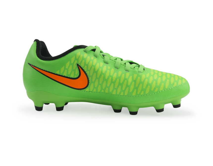 Nike Kids Magista Onda FG Posion Green/Total Orange/Flash Lime