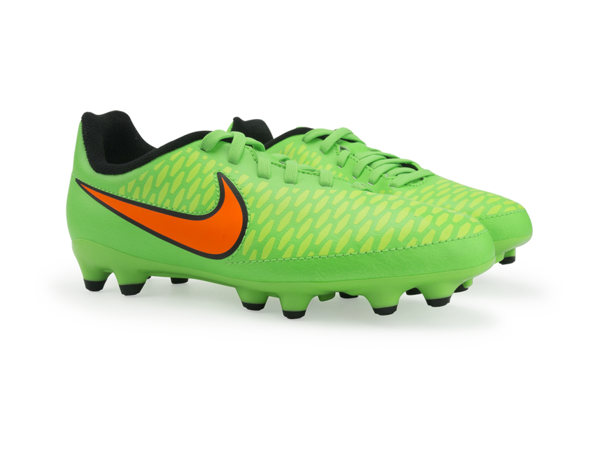 Nike Kids Magista Onda FG Posion Green/Total Orange/Flash Lime