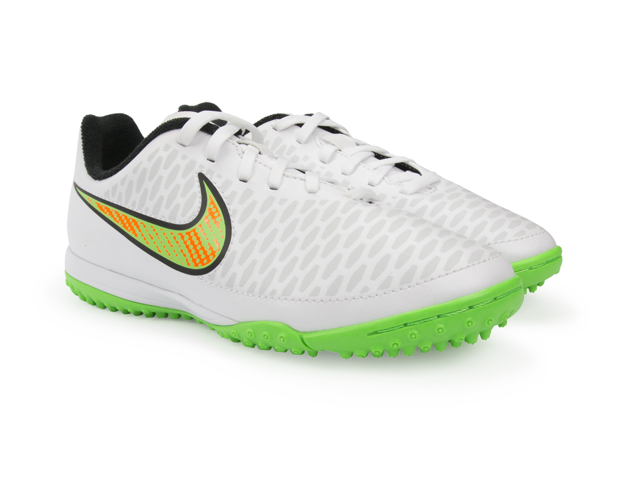 Nike Kids Magista Onda Turf Soccer Shoes White/Poison Green/Black