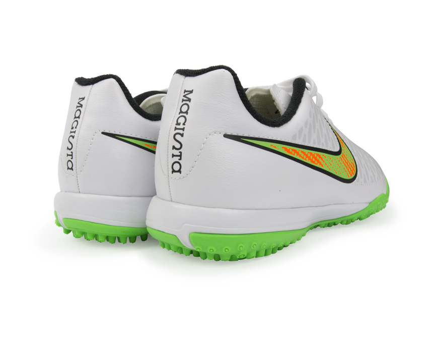 Nike Kids Magista Onda Turf Soccer Shoes White/Poison Green/Black