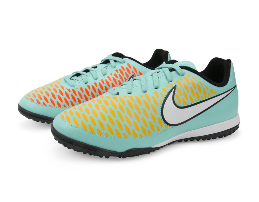 Nike Kids Magista Onda Turf Soccer Shoes Neo Turquoise/White/Hyper Crimson