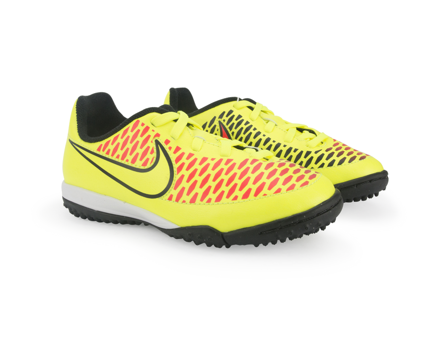 Nike Kids Magista Onda Turf Soccer Shoes Volt/Black/Hyper Punch