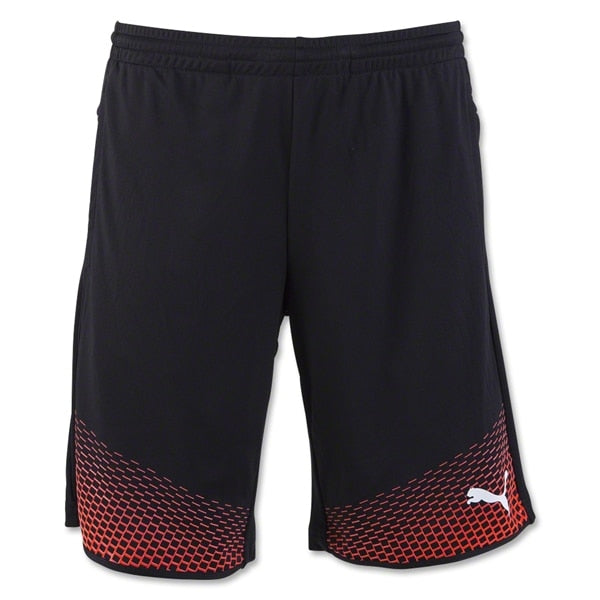 PUMA Men's EvoTrg Touch Shorts PUMA Black/ Red Blast
