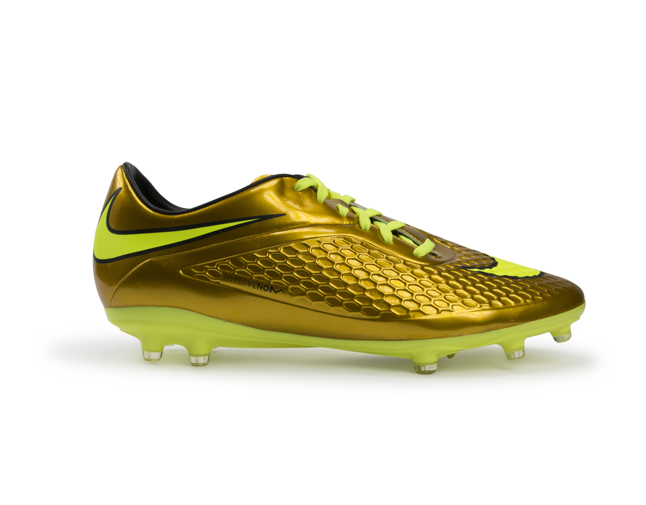 Nike Men's Hypervenom Phelon FG Metallic Gold/Black/Tour Yellow