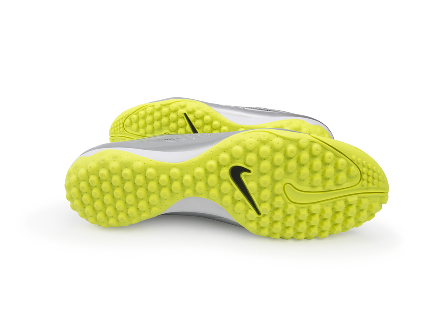 Nike Men's Hypervenom Phelon Turf Soccer Shoes Chrome/Hyper Pink/Metalic Gold