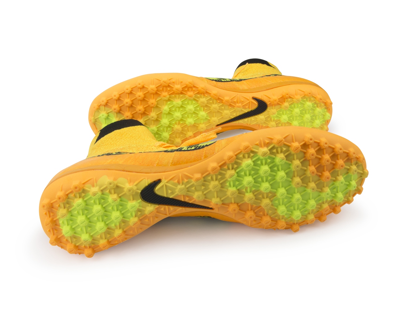Nike Men's Elastico Superfly Turf Soccer Shoes Laser Orange/Black/Tour Yellow