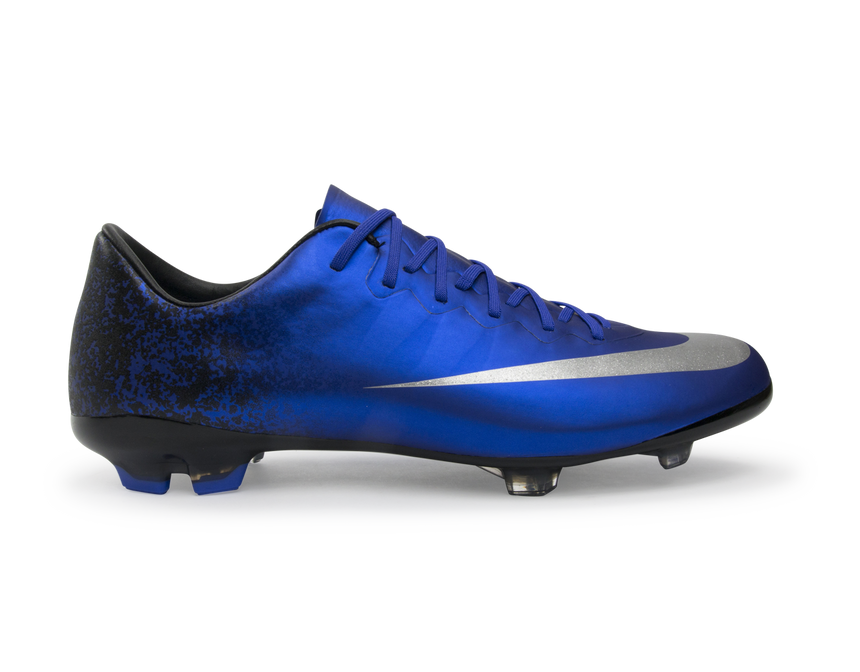 Nike Kids Mercurial Vapor X CR FG Deep Royal Blue/Metallic Silver