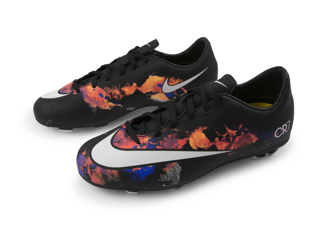 Nike Kids Mercurial Victory V CR7 FG Black/White/Total Crimson