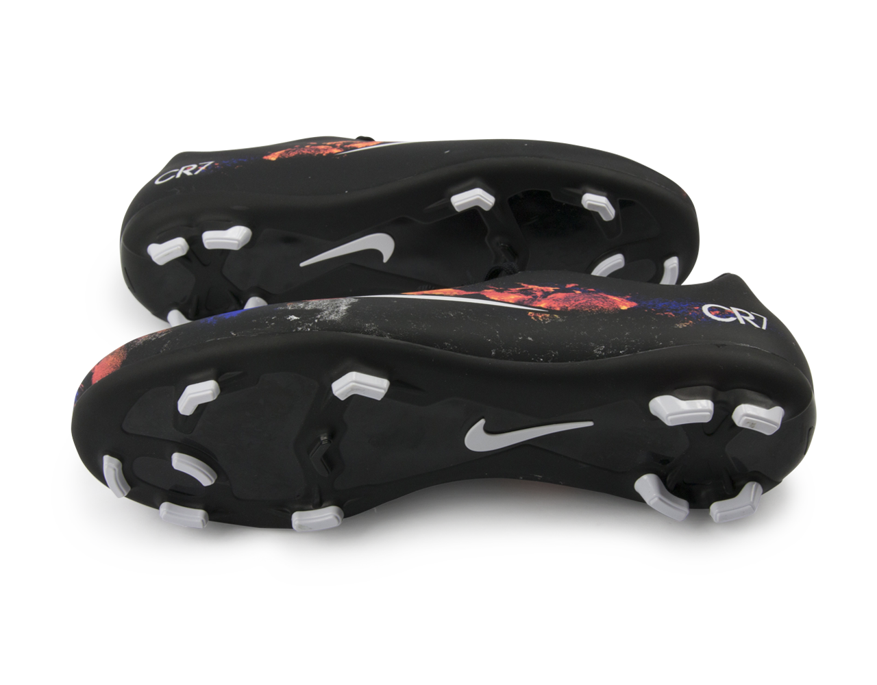 Nike Kids Mercurial Victory V CR7 FG Black/White/Total Crimson