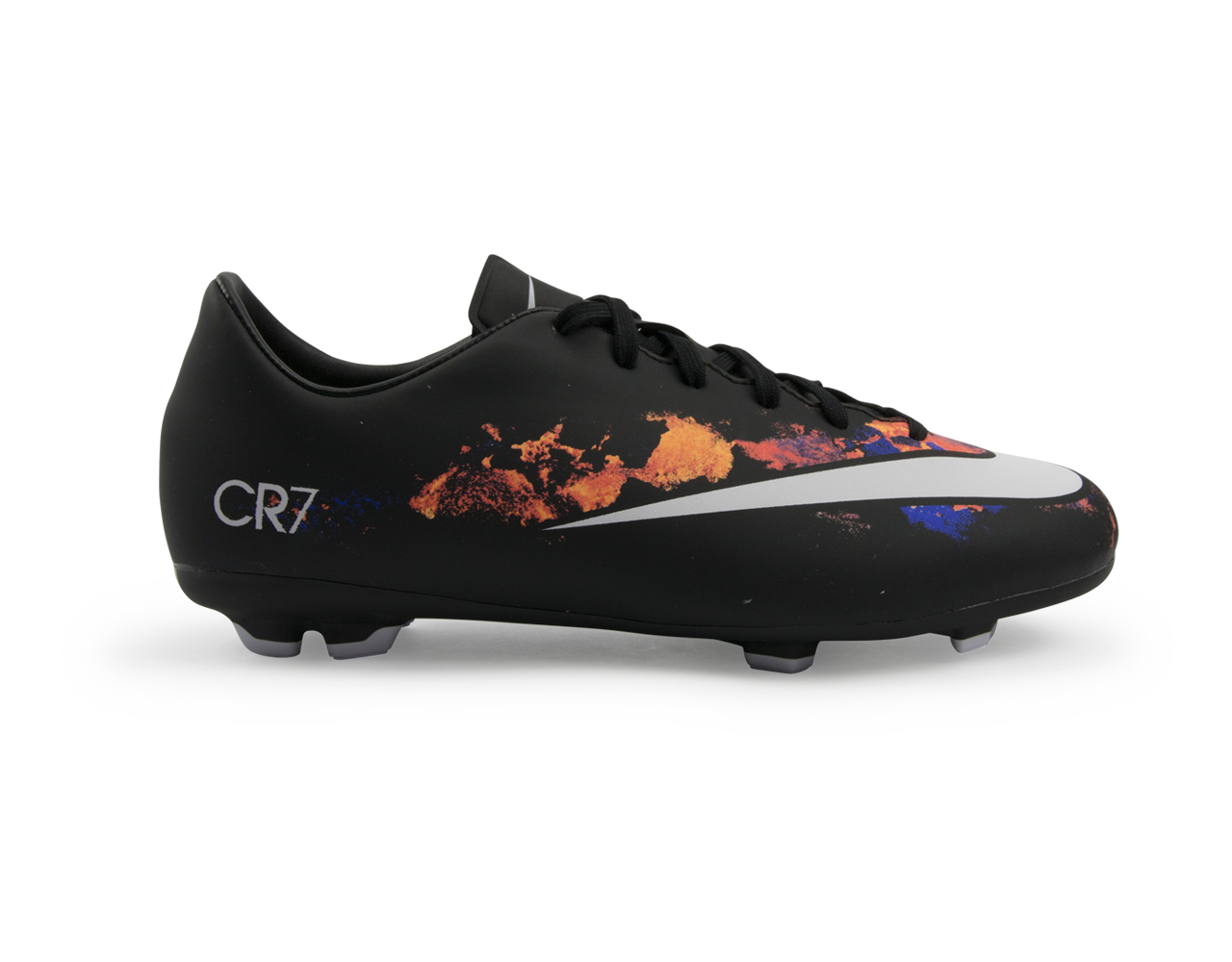 Nike Kids Mercurial Victory V CR7 FG Black/White/Total Crimson