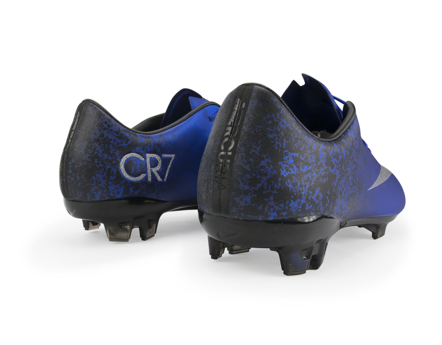 Nike Men's Mercurial Vapor X CR7 FG Deep Royal Blue/Metallic Silver