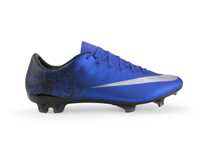 Nike Men's Mercurial Vapor X CR7 FG Deep Royal Blue/Metallic Silver