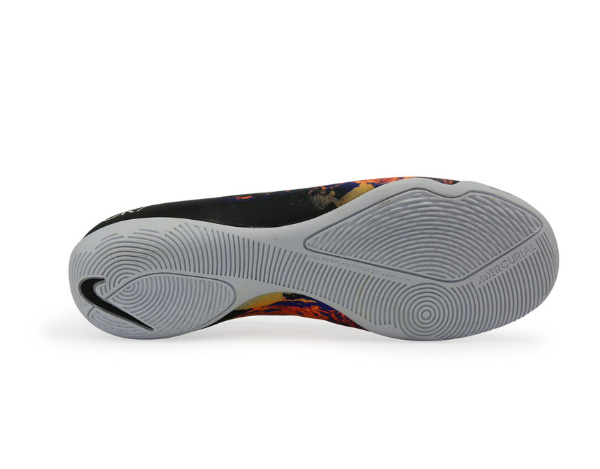 Nike Men's Mercurial Victory V CR Indoor Soccer Shoes Black/White/Total Crimson/Vivid Purple