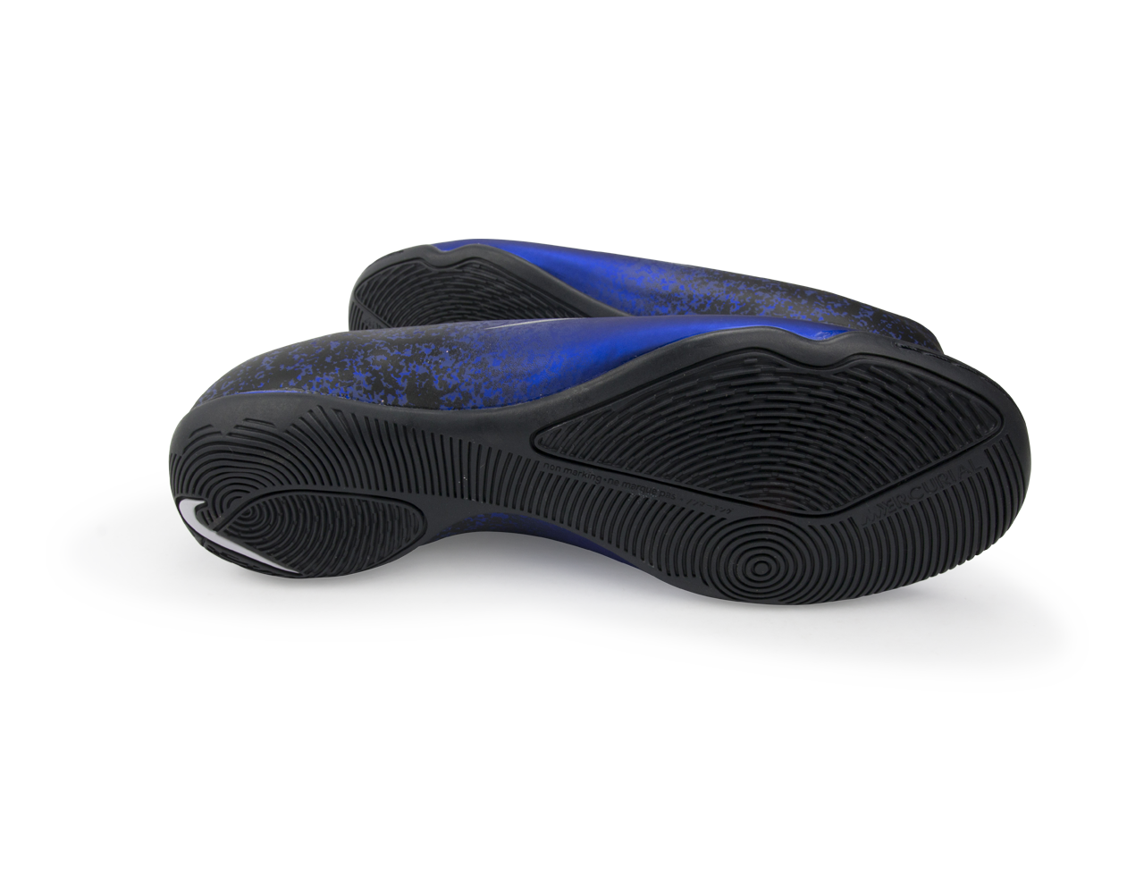 Nike Men's Mercurial Victory V CR7 Indoor Soccer Shoes Deep Royal Blue/Metallic Silver