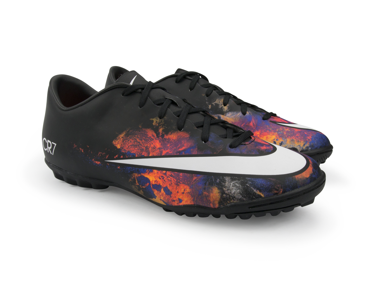 Nike Men's Mercurial Victory V CR Turf Soccer Shoes Black/White/Total Crimson