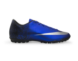 Nike Men's Mercurial Victory V CR7 Turf Soccer Shoes Royal Blue/Metallic Silver/Bleu Royal