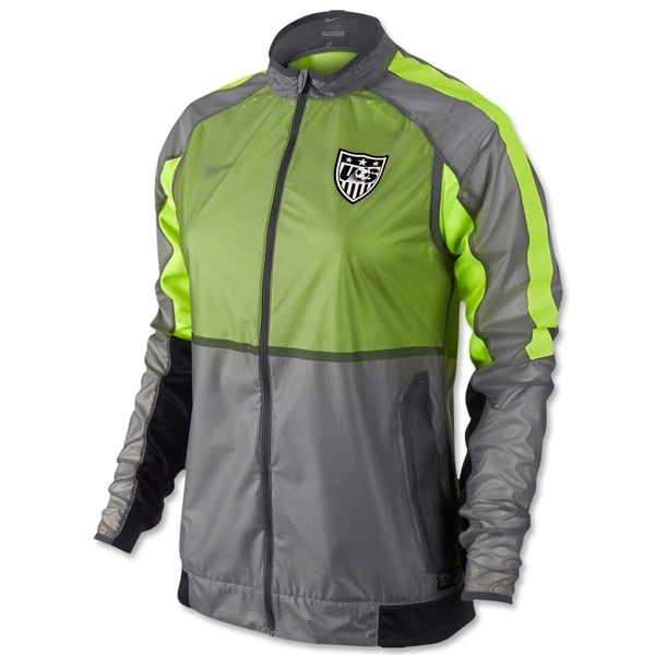 Nike Women's USA 15/16 Jacket Dark Grey/Volt/Black
