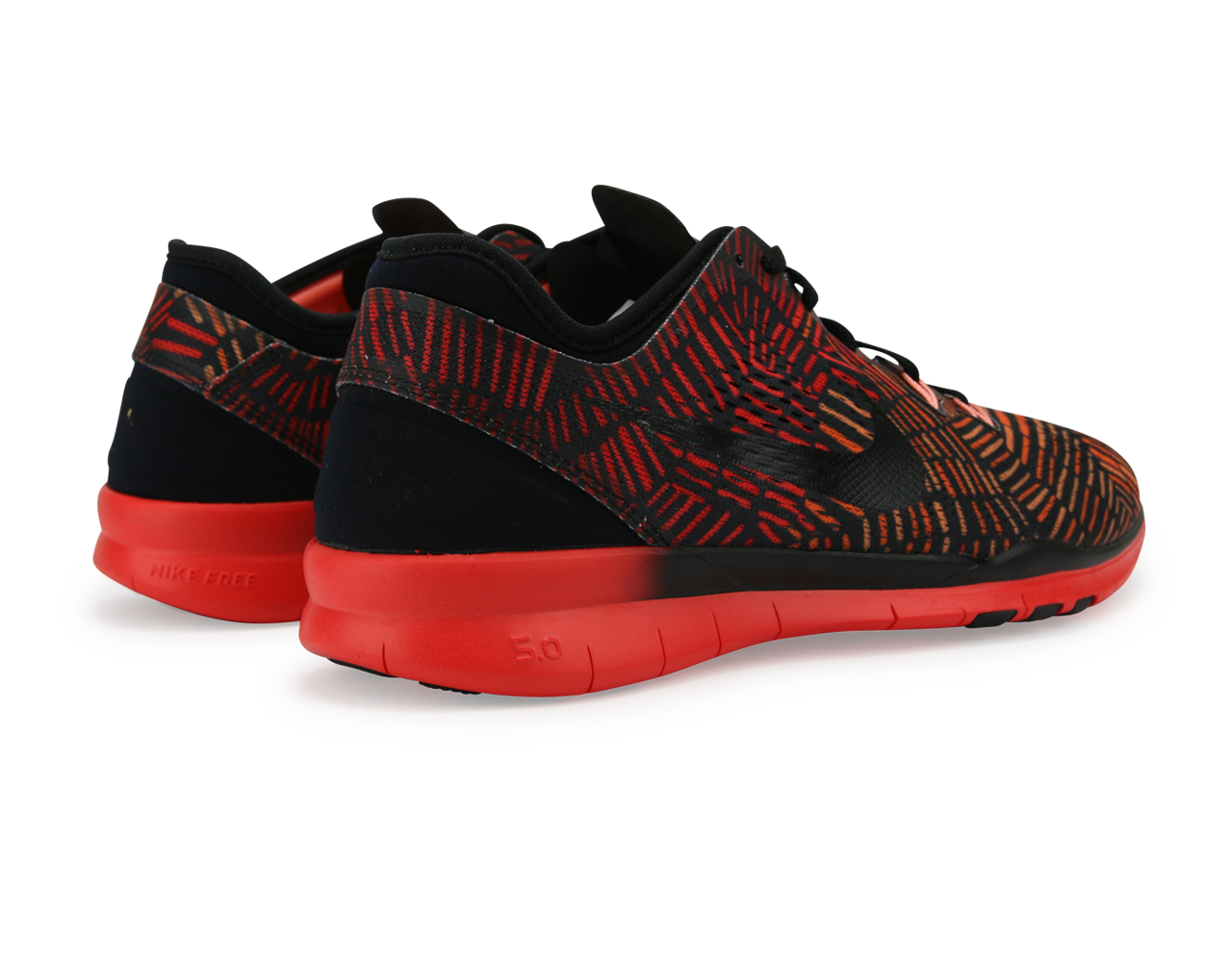 Nike Women's Free 5.0 TR Fit 5 Prt Black/Black Bright/Crimson Atomic