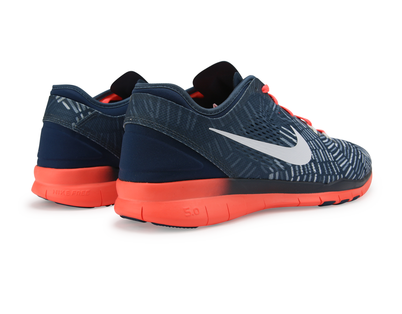 Nike Women's Free 5.0 TR Fit 5 Print V Squadron Blue/White Brght/Mng