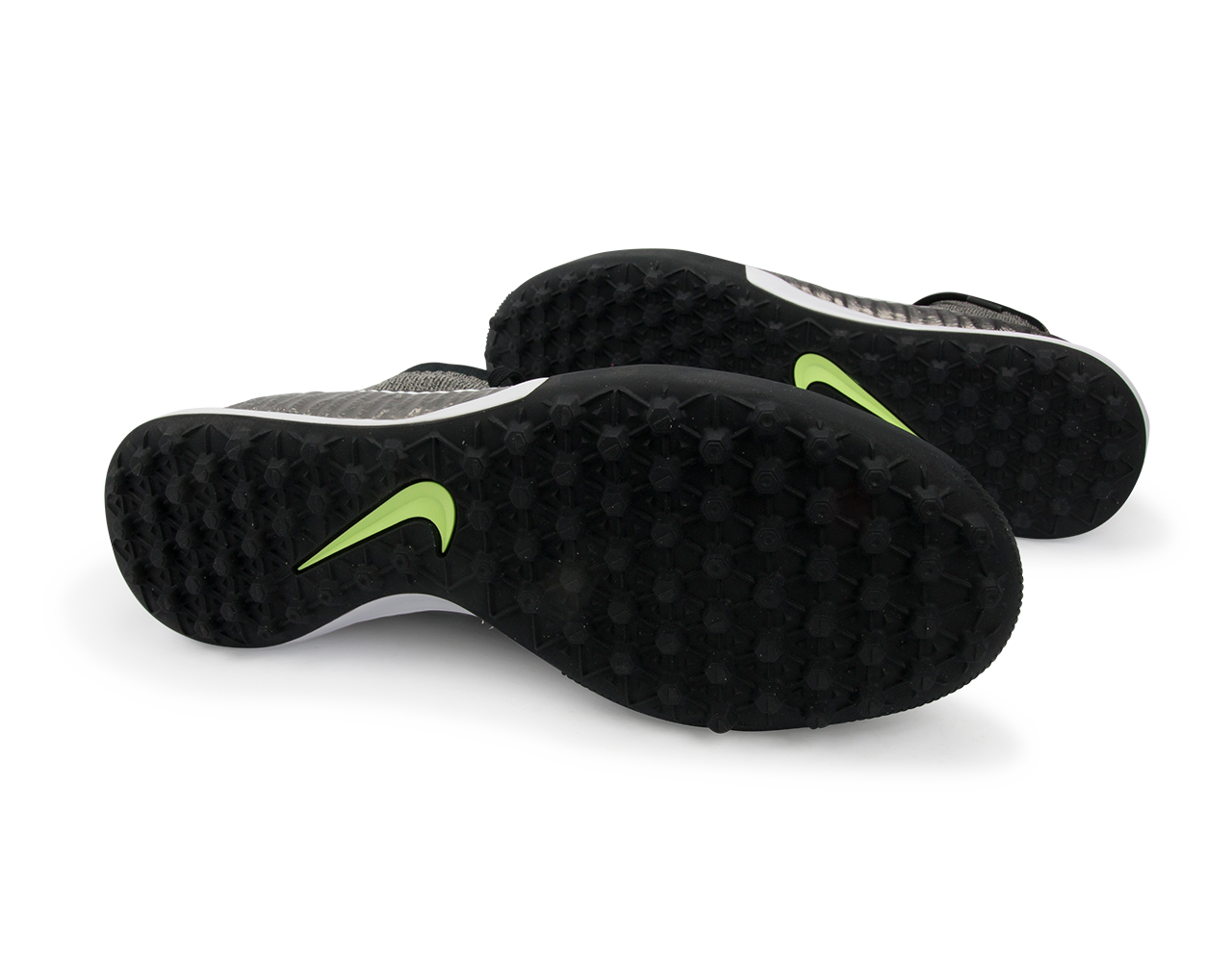 Nike Men's MagistaX Proximo Turf Soccer Shoes Metallic Pewter/Ghost Green/Black