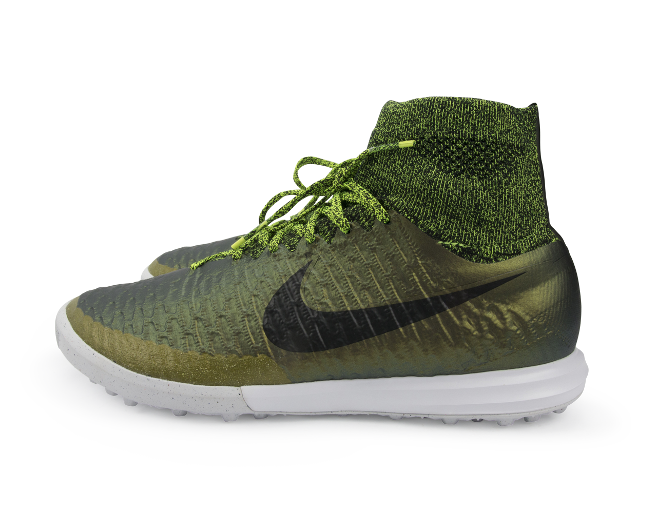 Nike Men's MagistaX Proximo Turf Soccer Shoes Dark Citron/Black/Volt