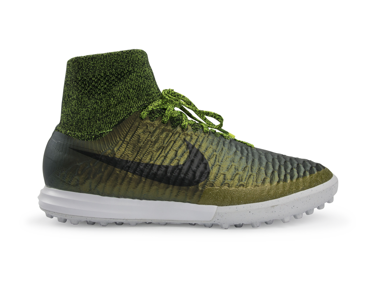 Nike Men's MagistaX Proximo Turf Soccer Shoes Dark Citron/Black/Volt