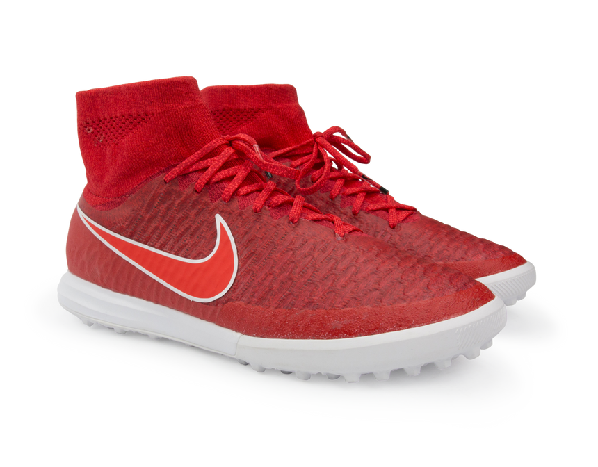 Nike Men's MagistaX Proximo Turf Soccer Shoes Challenge Red/Bright Crimson/White