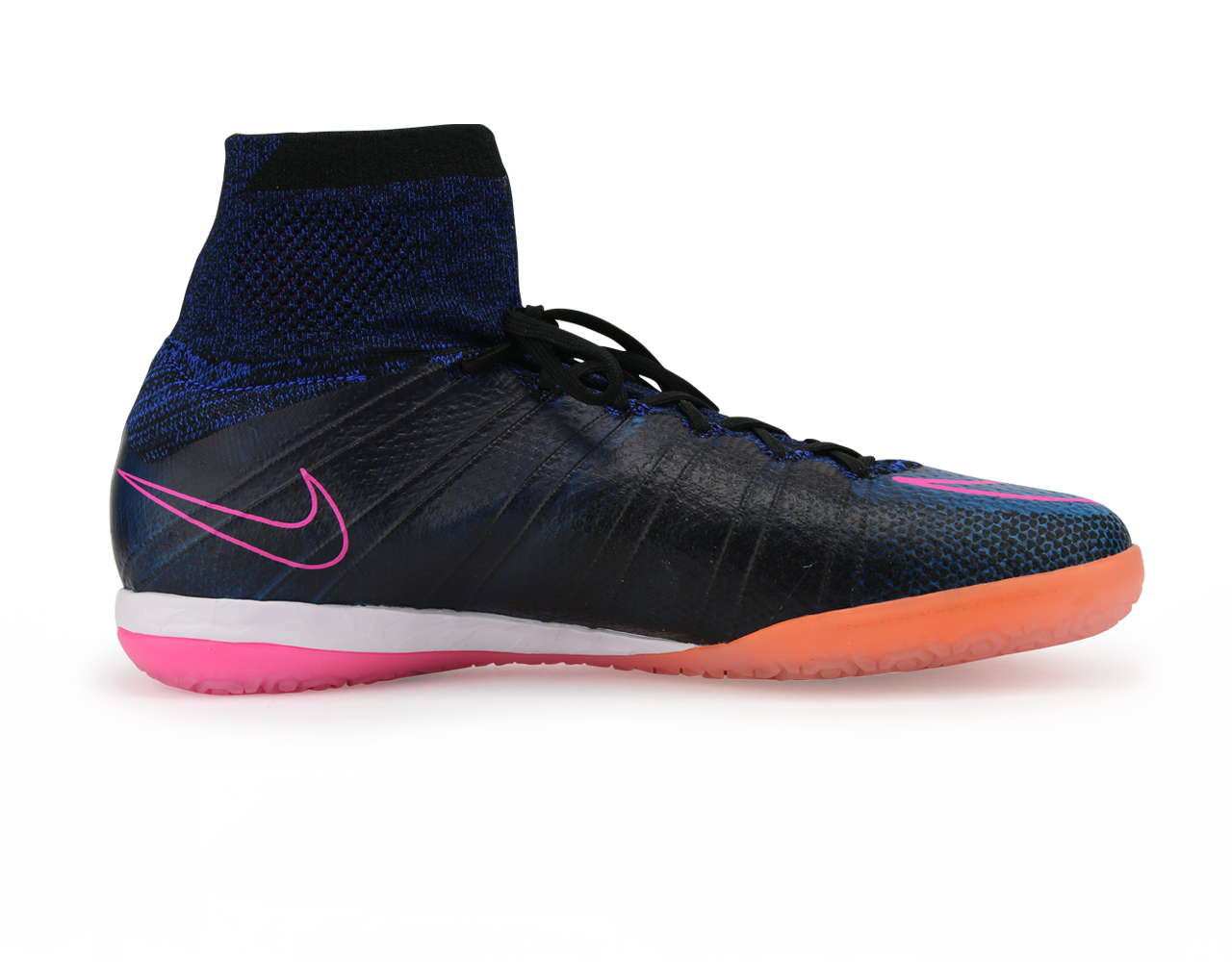 Nike Men's MercurialX Proximo Indoor Soccer Shoes Black/Black/Pink Blast