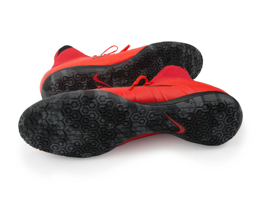 Nike Men's MercurialX Proximo Indoor Soccer Shoes Bright Crimson/Black/Bright Crimson