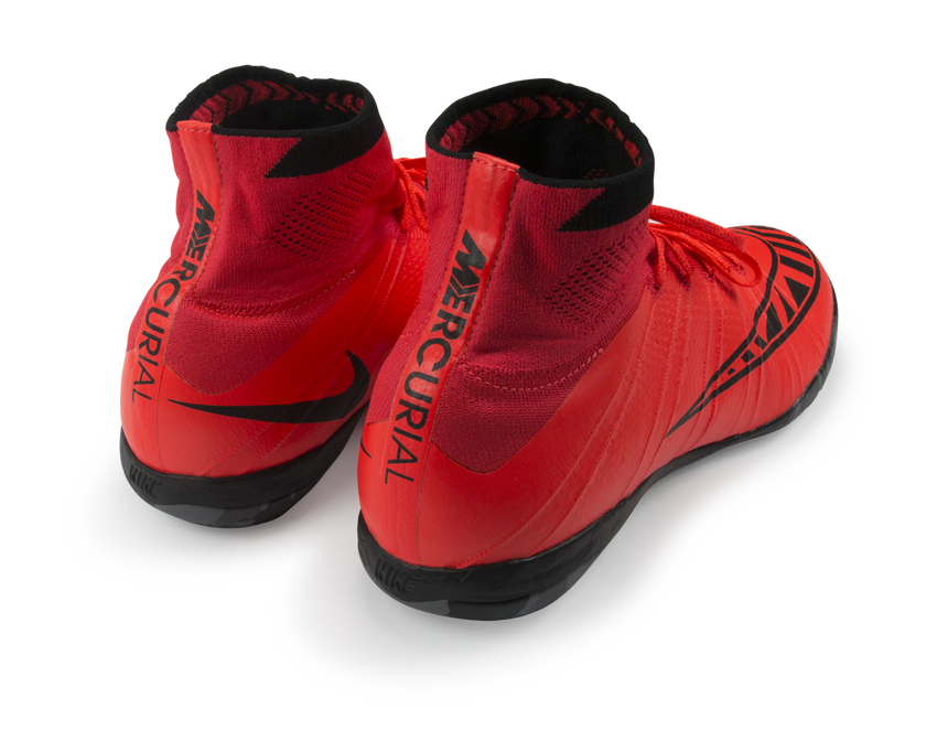 Nike Men's MercurialX Proximo Indoor Soccer Shoes Bright Crimson/Black/Bright Crimson
