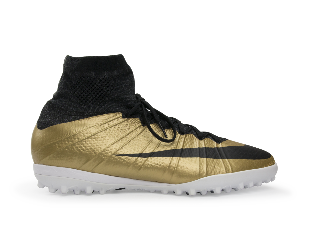 Nike Men's MercurialX Proximo Turf Soccer Shoes Metallic Gold/Black/Tour Yellow