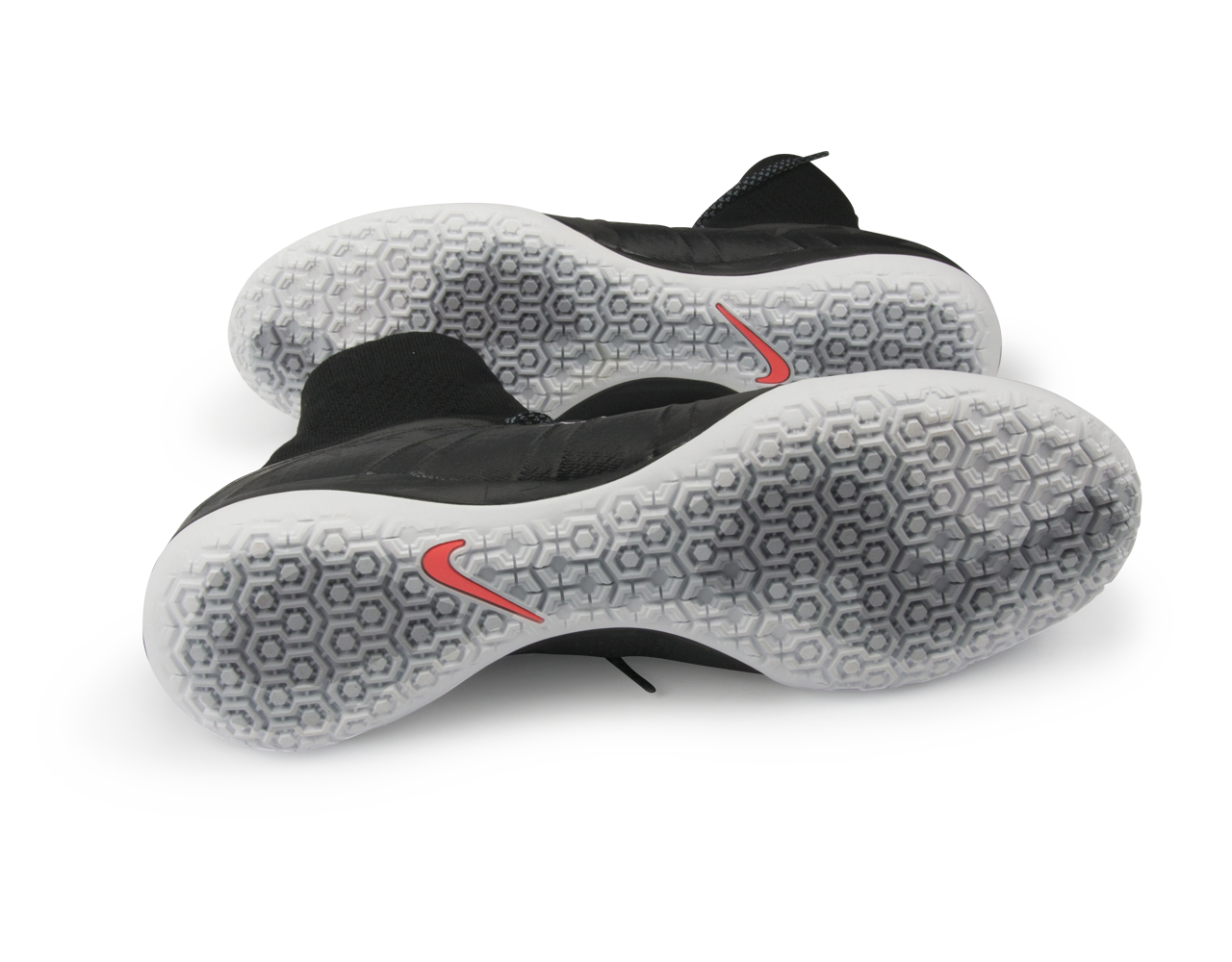 Nike Men's MercurialX Proximo Street Indoor Soccer Shoes Black/White/Hot Lava/Anthrct