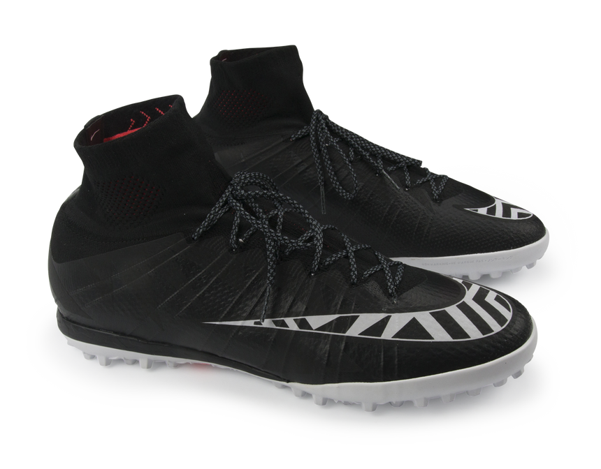 Nike Men's MercurialX Proximo Street Turf Soccer Shoes Black/White/Hot Lava