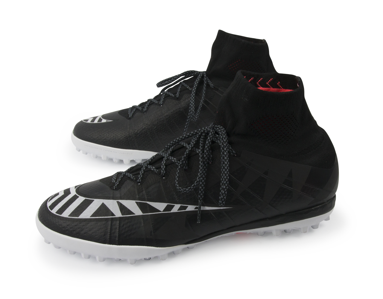 Nike Men's MercurialX Proximo Street Turf Soccer Shoes Black/White/Hot Lava