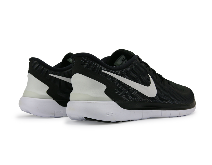 Nike Men's Free 5.0 Running Shoes Black/White/Dark Grey