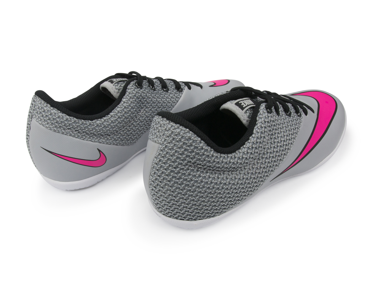 Nike Men's MercurialX Pro Indoor Soccer Shoes Wolf Grey/Vivid Pink/White