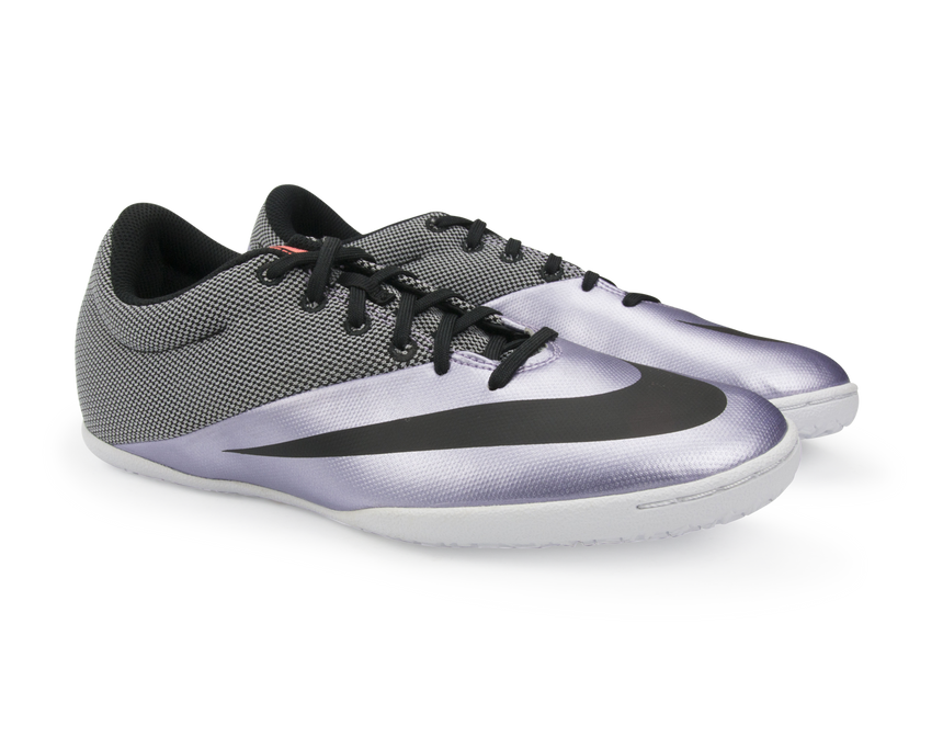 Nike Men's MercurialX Pro Indoor Soccer Shoes Urban Lilac/Black/Bright Mango Lilas Urban