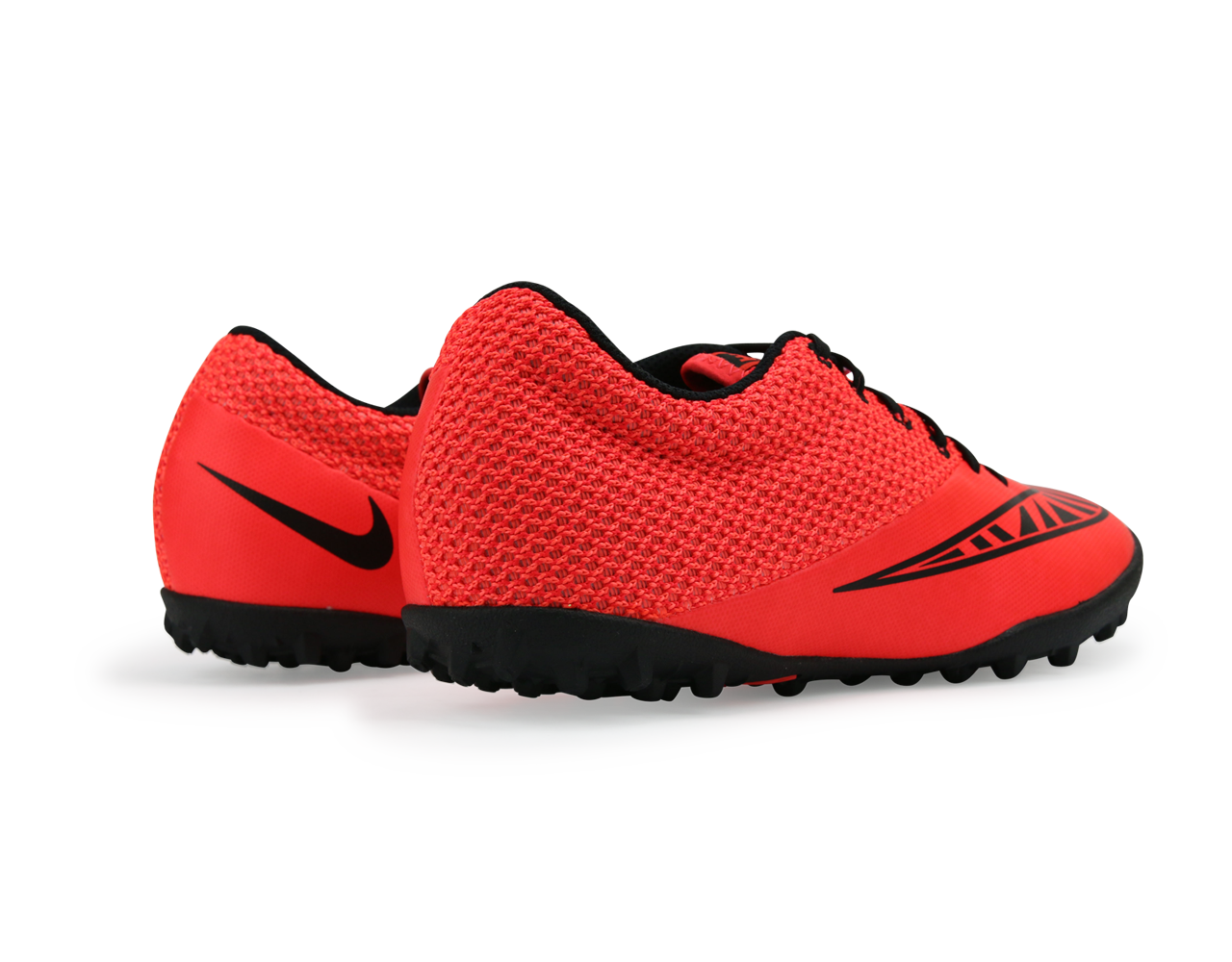 Nike Men's Mercurial Pro Turf Soccer Shoes Bright Crimson/Black/Hot Lava