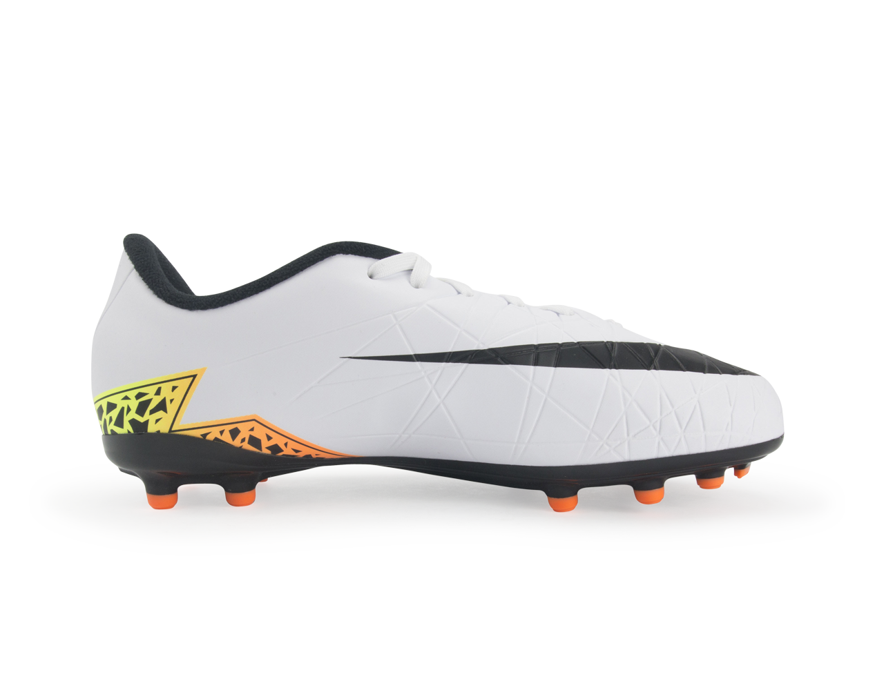 Nike Kids Hypervenom Phelon II FG White/Black/Total Orange