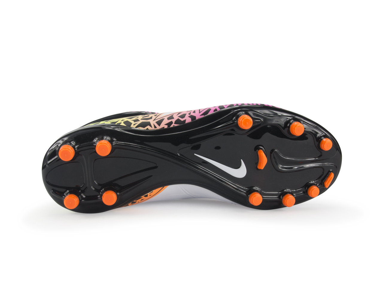Nike Kids Hypervenom Phelon II FG White/Black/Total Orange