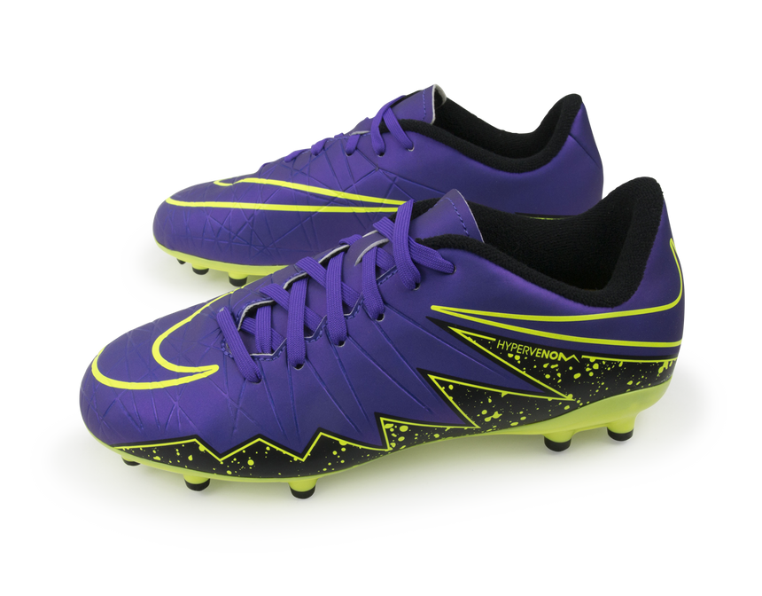 Nike Kids Hypervenom Phelon II FG Hyper Grape/Black/Volt