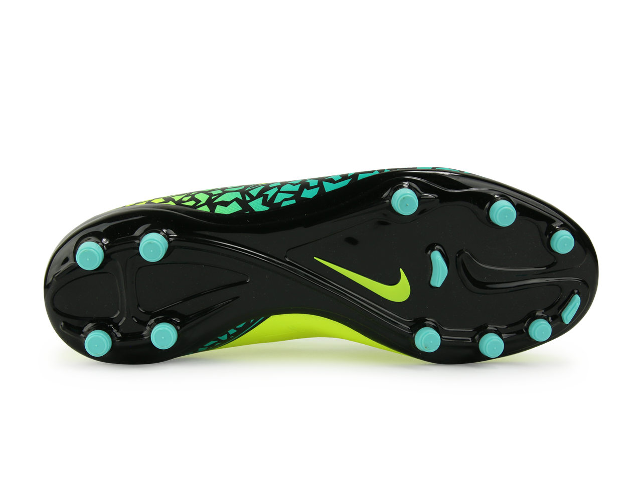Nike Kids Hypervenom Phelon II FG Volt Black/Hyper Turquoise/Clear Jade