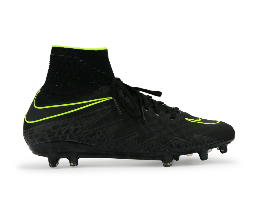 Nike Men's Hypervenom Phantom II FG Black/Black/Volt