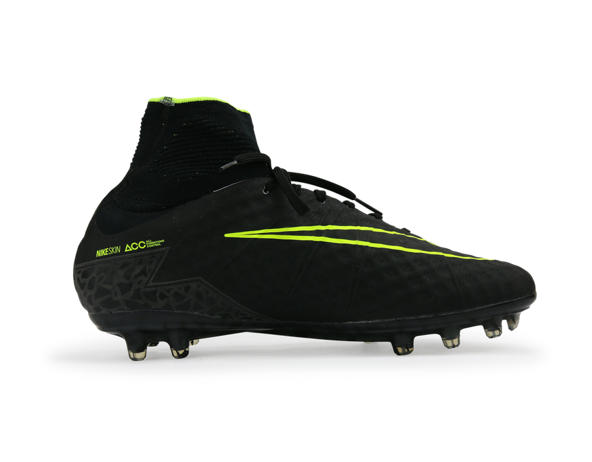 Nike Men's Hypervenom Phantom II FG Black/Black/Volt