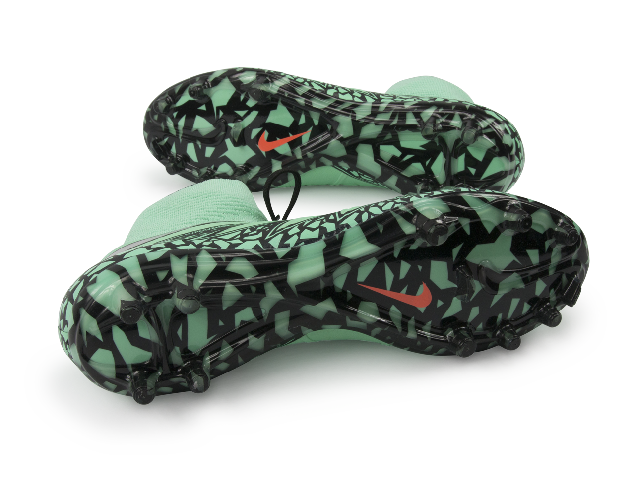 Nike Men's Hypervenom Phantom II FG Green Glow/Metallic Silver/Hyper Orange