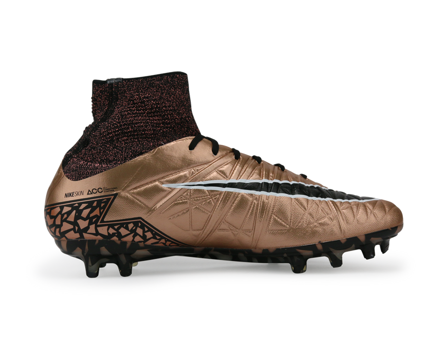 Nike Men's Hypervenom Phantom II FG Metallic Red Bronze/Green Glow/Black